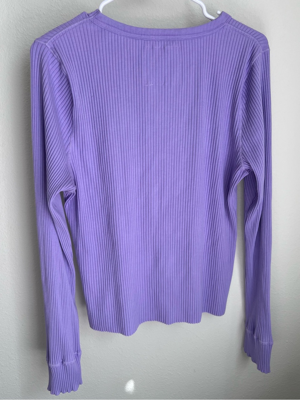 Aerie Ribbed Long-Sleeve Top in Lavender - Picture 5 of 5
